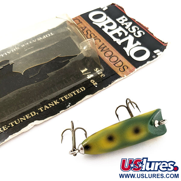  Luhr Jensen Bass Oreno Classic Woods, Frog, 7 g wobler #20748