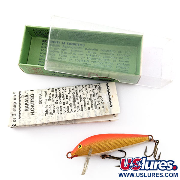  Rapala Countdown CD5 (1960s), GFR Color Red, 5 g wobler #20869