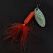 Yakima Bait Worden’s Original Rooster Tail 3 UV, srebrny/czerwony UV, 6 g błystka obrotowa #21050