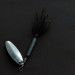 Yakima Bait Worden’s Original Rooster Tail, srebro/czarny, 7 g błystka obrotowa #21114