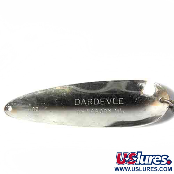 Eppinger Dardevle, biały/czarny/srebrny, 28 g błystka wahadłowa #0023