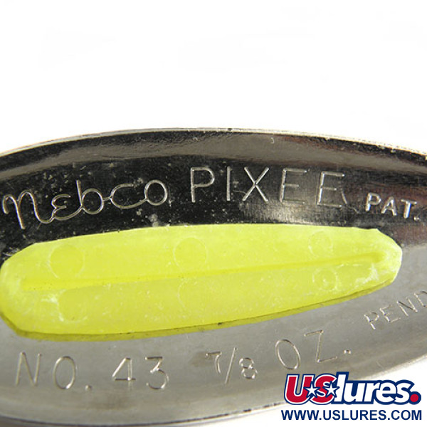  Nebco Pixee, nikiel/żółty, 25 g błystka wahadłowa #0510