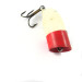 Unknown popper, czerwony/biały, 4 g wobler #0817