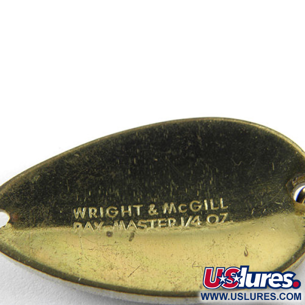  Wright & McGill Pay-Master, biały/czarny/mosiądz, 7 g błystka wahadłowa #1053