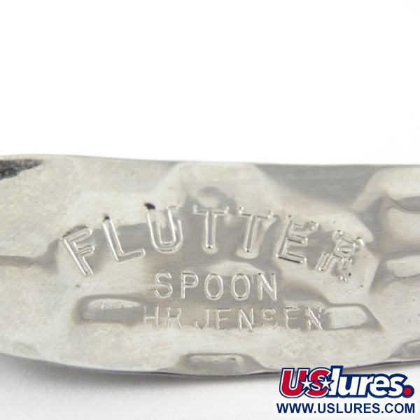 Luhr Jensen Flutter Spoon, nikiel/żółty, 4 g błystka wahadłowa #1166