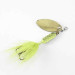 Yakima Bait Worden’s Original Rooster Tail, mosiądz/neonowa zieleń, 2,5 g błystka obrotowa #1383