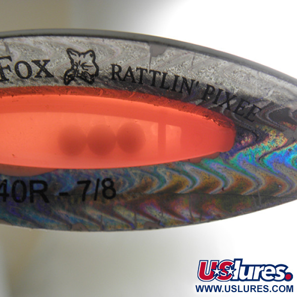  Blue Fox Rattlin Pixee, tęcza nikiel/pomarańcz, 25 g błystka wahadłowa #1738