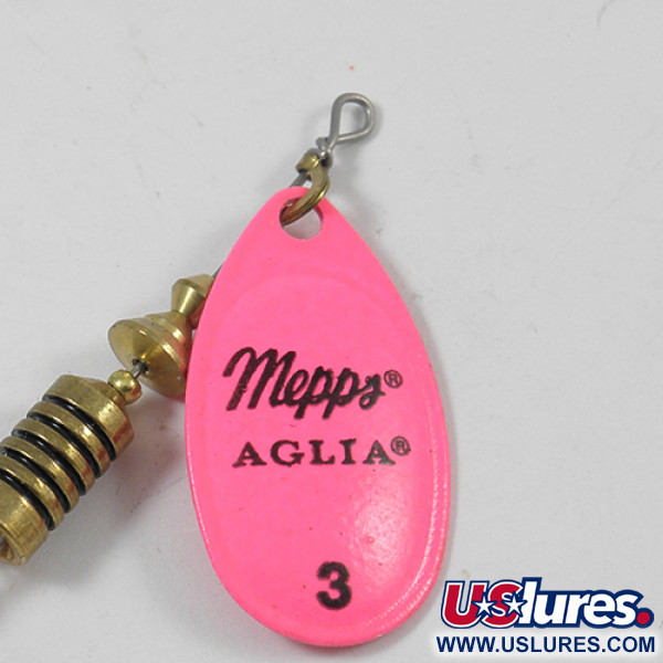 Mepps Aglia Hot Pink 3, neonowy różowy, 7 g błystka obrotowa #1946