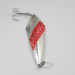  Rebel ArrowHead, srebrny (prawdziwe srebrzenie)/czerwony, 17 g błystka wahadłowa #2011