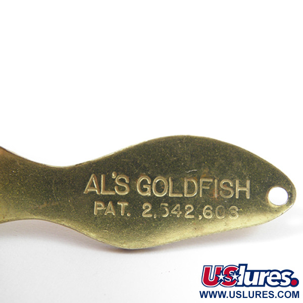  Al's gold fish, żółty/czerwony/złoty, 7 g błystka wahadłowa #2041