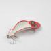 Buck Perry Spoonplug, czerwony/biały, 10 g błystka wahadłowa #2705