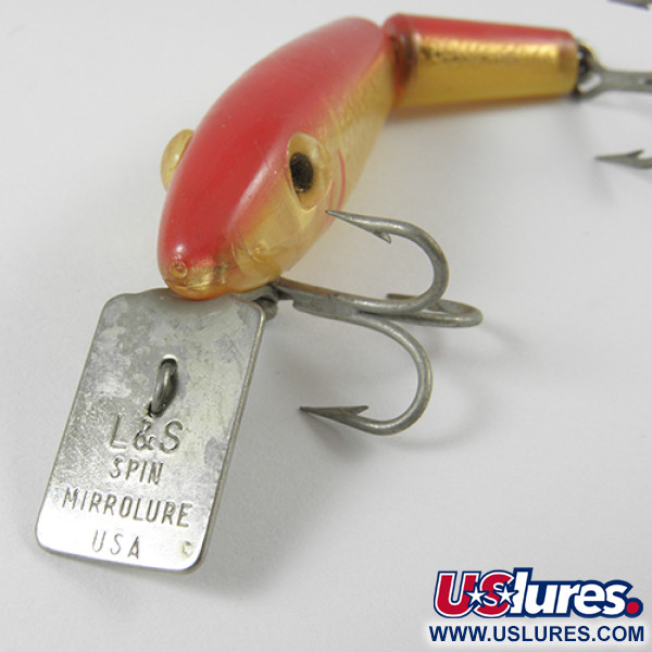 L&S Bait Mirro lure L&S Spin MirrOlure, złoty/czerwony, 4 g wobler #2950