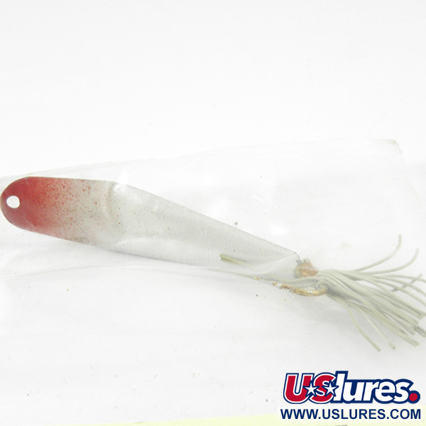Barney Fish Lure  Błystka antyzaczepowa Barney Spoons, biały/czerwony, 7 g błystka wahadłowa #3227