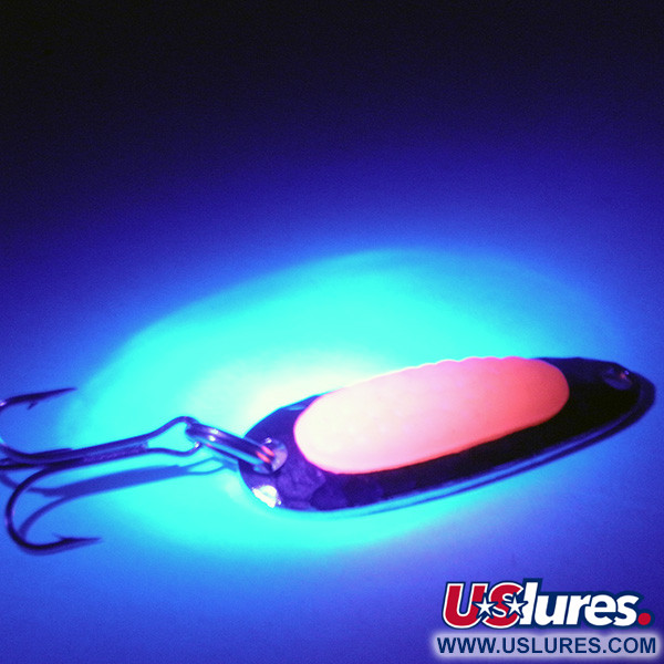  Blue Fox Pixee UV (świeci w ultrafiolecie), nikiel/malinowy, 4,5 g błystka wahadłowa #3317