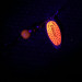  Mepps Aglia Long 0 UV (świeci w ultrafiolecie), nikiel/pomarańczowy, 2,6 g błystka obrotowa #3984