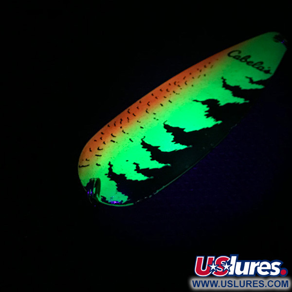  Cabela's UV (świeci w ultrafiolecie), Fire Tiger (Ognisty Tygrys), 35 g błystka wahadłowa #3996