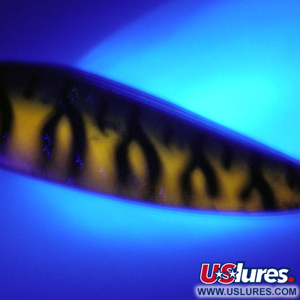 Boss Lures Boss Spoon, Złoty Tygrys UV - świeci w ultrafiolecie, 19 g błystka wahadłowa #4070