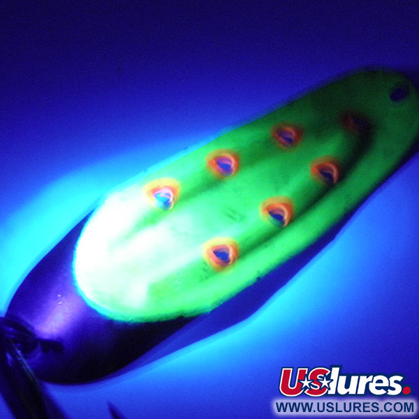 Rustowicz Charger №3 UV (świeci w ultrafiolecie), nikiel/żółty/UV - świeci w świetle ultrafioletowym, 12,5 g błystka wahadłowa #4078