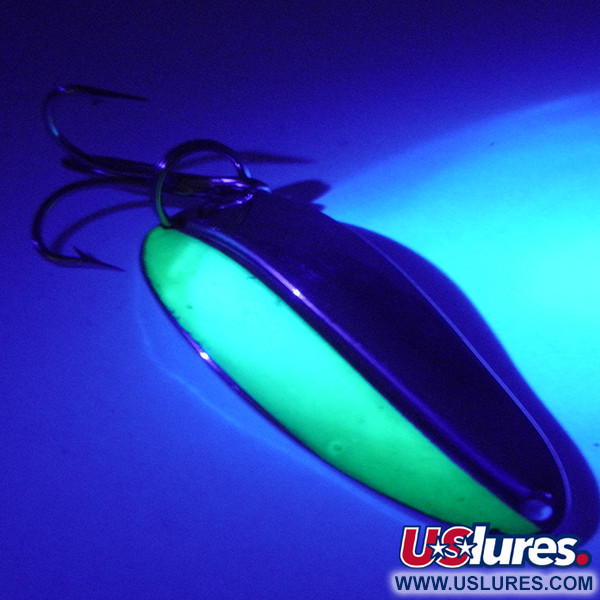  Main liner UV (świeci w ultrafiolecie), nikiel/zielony UV - świeci w ultrafiolecie, 11 g błystka wahadłowa #4175