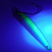 Eppinger Dardevle JR Flutter Devle 3100 UV (świeci w ultrafiolecie), biały/zielony UV - świeci w ultrafiolecie., 5 g błystka wahadłowa #4213