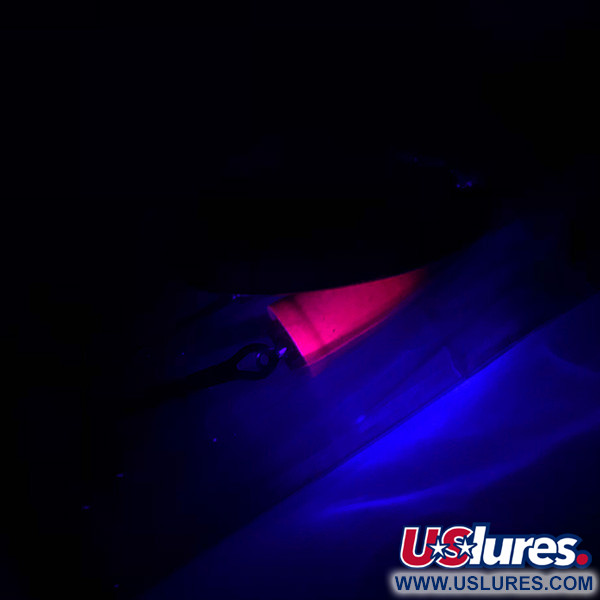  Blue Fox Super Vibrax 6 Fluo UV (świeci w ultrafiolecie), srebro, 18 g błystka obrotowa #4327