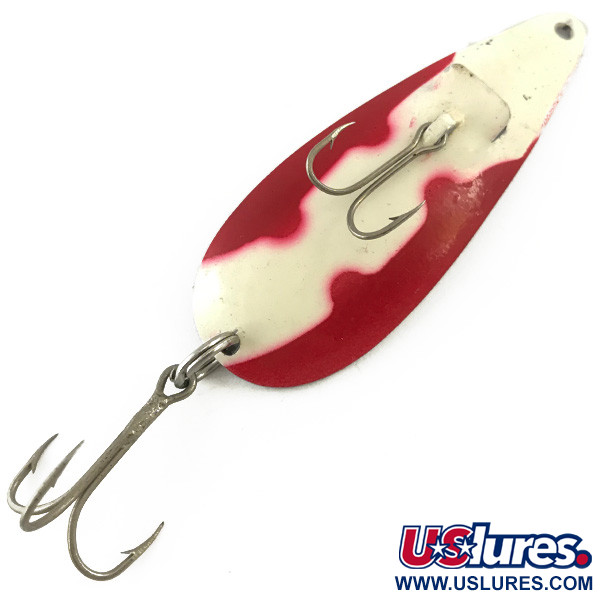 American Sportsman NU Spoon, czerwony/biały/nikiel, 11 g błystka wahadłowa #4495