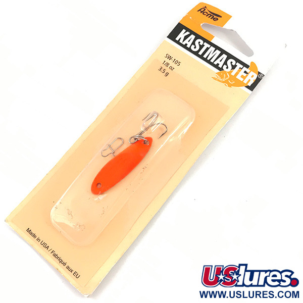 Acme Kastmaster UV (świeci w ultrafiolecie), pomarańczowy UV - świeci w ultrafiolecie, 3,5 g błystka wahadłowa #4546