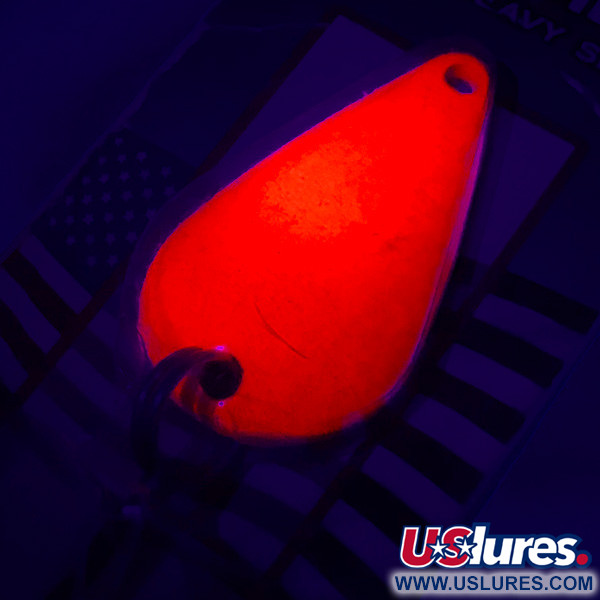 Rainbow Plastics Steelhead UV (świeci w ultrafiolecie), neonowy pomarańczowy, 14 g błystka wahadłowa #4593