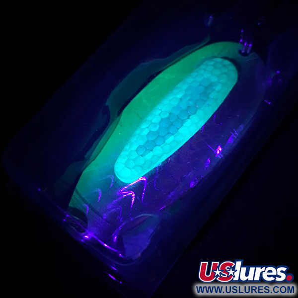  Blue Fox Rattlin Pixee UV (świeci w ultrafiolecie), nikiel/zielony, 24 g błystka wahadłowa #4575