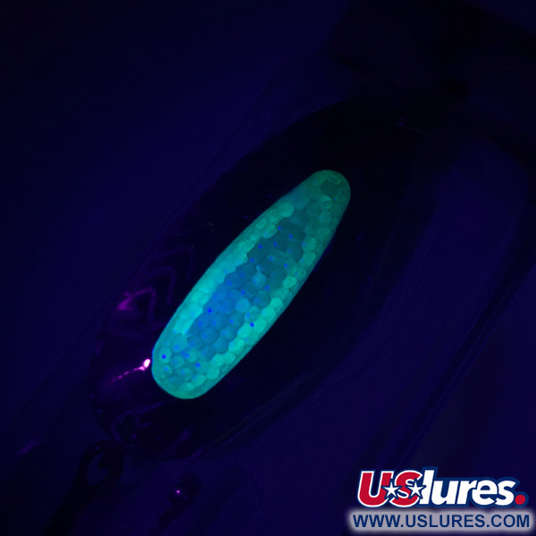  Blue Fox Rattlin Pixee UV (świeci w ultrafiolecie), niebiesko-żółty, 24 g błystka wahadłowa #4590
