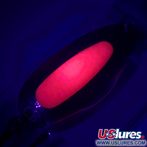  Blue Fox Pixee UV (świeci w ultrafiolecie), neonowy różowy/młotkowanе złoto, 24 g błystka wahadłowa #4618