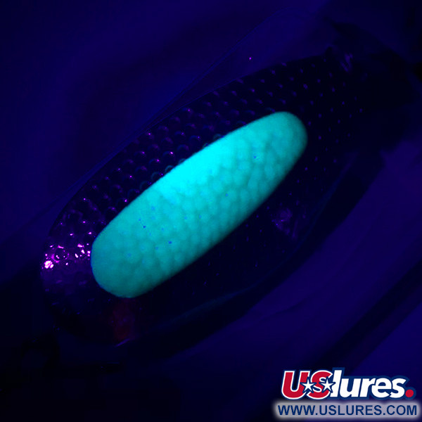  Blue Fox Pixee UV (świeci w ultrafiolecie), nikiel/zielony, 24 g błystka wahadłowa #4619