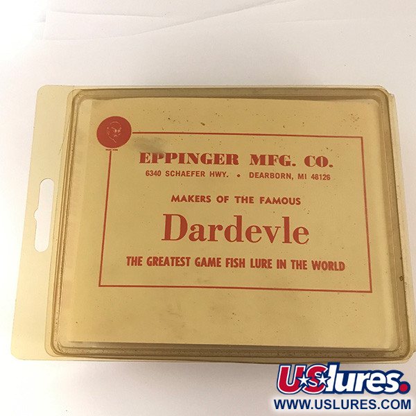 Eppinger Dardevle Kit, czerwony/biały/nikiel, 28 g błystka wahadłowa #4694