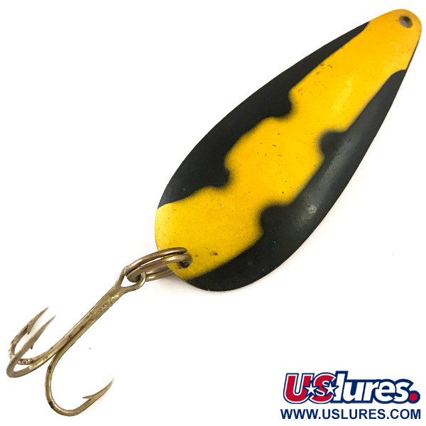 American Sportsman Pro Spoon, czarny/żółty/tęcza nikiel, 10,5 g błystka wahadłowa #4799