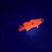  Flash Fish UV (świeci w ultrafiolecie), złoty/pomarańczowy UV - świeci w ultrafiolecie, 3,4 g błystka wahadłowa #4868