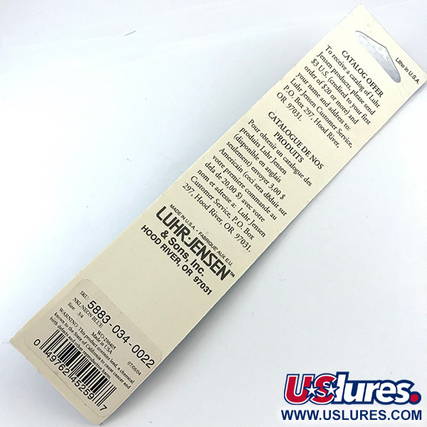 Luhr Jensen Deep Stinger UV (świeci w ultrafiolecie), srebrny/różowy, 21 g błystka wahadłowa #5166
