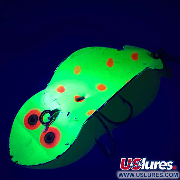  Buck Perry Spoonplug UV (świeci w ultrafiolecie), żółty/czerwony, 14 g błystka wahadłowa #5100