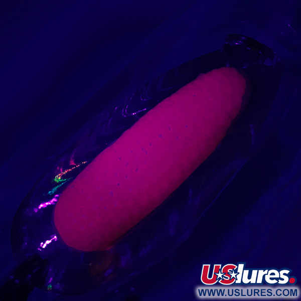  Blue Fox Rattlin Pixee, różowy UV/tęczowy śledź, 14 g błystka wahadłowa #5127