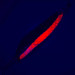 Luhr Jensen Krocodile DIE #3 UV (świeci w ultrafiolecie), nikiel młotkowany/czerwony, 10 g błystka wahadłowa #5307