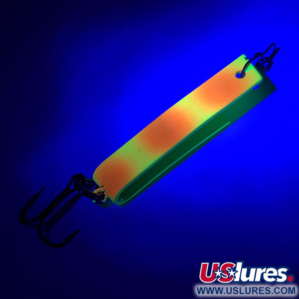 South Bend  Super-Duper 503 UV (świeci w ultrafiolecie), czerwony/żółty, 4,3 g błystka wahadłowa #5947
