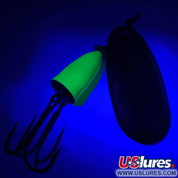  Blue Fox Super Vibrax 5 UV (świeci w ultrafiolecie), srebrny/zielony, 13 g błystka obrotowa #5929