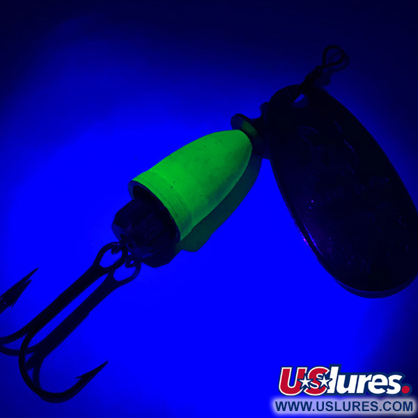  Blue Fox Super Vibrax 3 UV (świeci w ultrafiolecie), srebrny/zielony, 8 g błystka obrotowa #5927