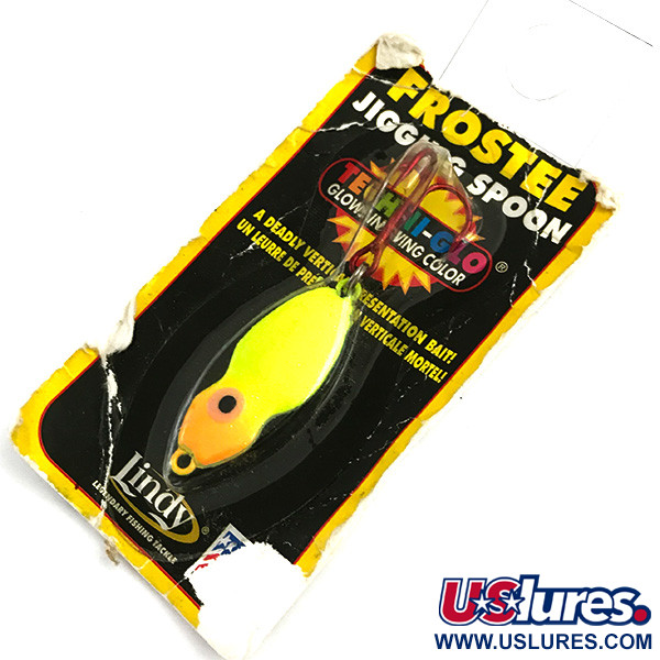 Lindy / Little Joe Frostee Jigging Spoon, Chartreuse UV - świeci w świetle ultrafioletowym, 7 g błystka wahadłowa #5924