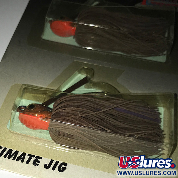  DUH Ultimate Jig przynęta jigowa antyzaczepowa UV (świeci w ultrafiolecie), brązowy/czerwony, 12 g  #5964