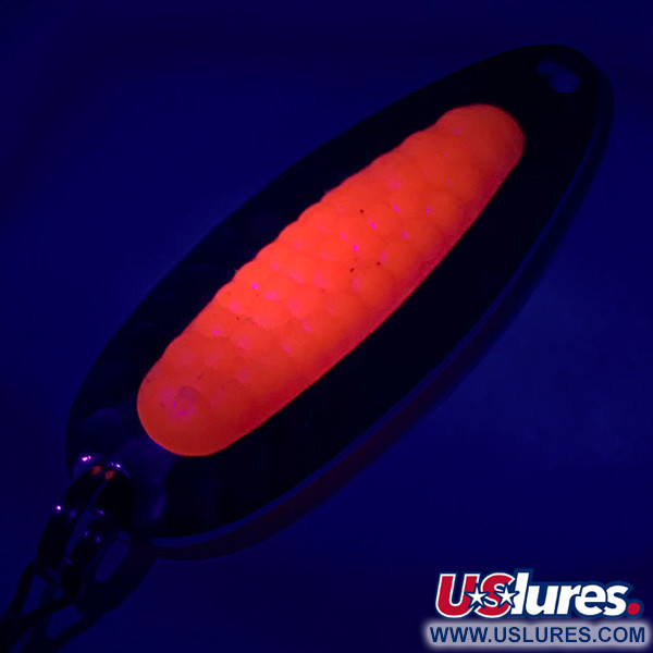 Blue Fox Pixee UV (świeci w ultrafiolecie), młotkowany nikiel/różowy, 7 g błystka wahadłowa #5985