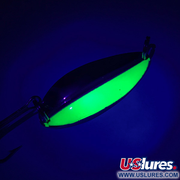  Main liner UV (świeci w ultrafiolecie), nikiel/chartreuse UV, 12,5 g błystka wahadłowa #5995
