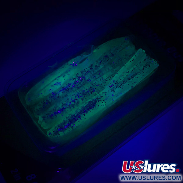 Johnson Crappie Buster Shad Tubes UV (świeci w ultrafiolecie), guma