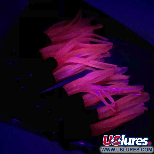 Creme Lure Co Creme Mini Tail, guma, UV (świeci w ultrafiolecie), czarny/różowy/UV - świeci w świetle ultrafioletowym,  g  #6296