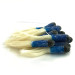 Creme Lure Co Creme Mini Tail, 20 szt., biały/niebieski/brokat,  g  #14571