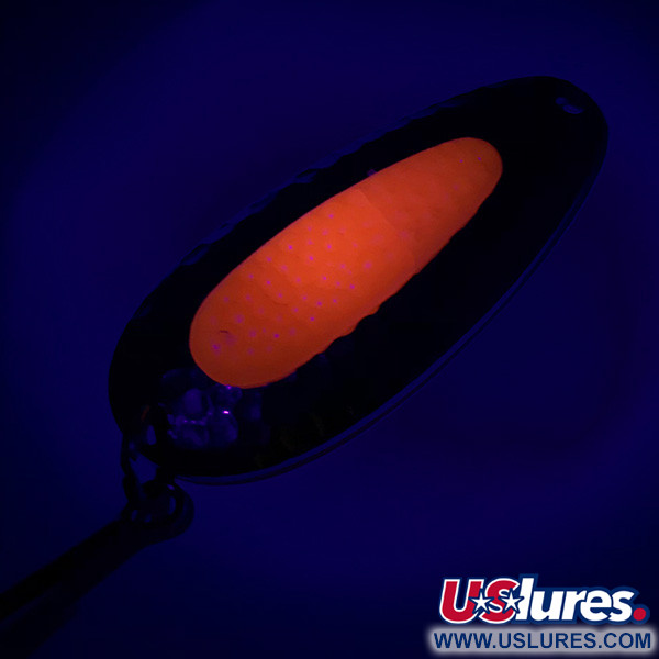  Blue Fox Pixee UV (świeci w ultrafiolecie), nikiel/pomarańczowy, 24 g błystka wahadłowa #6158